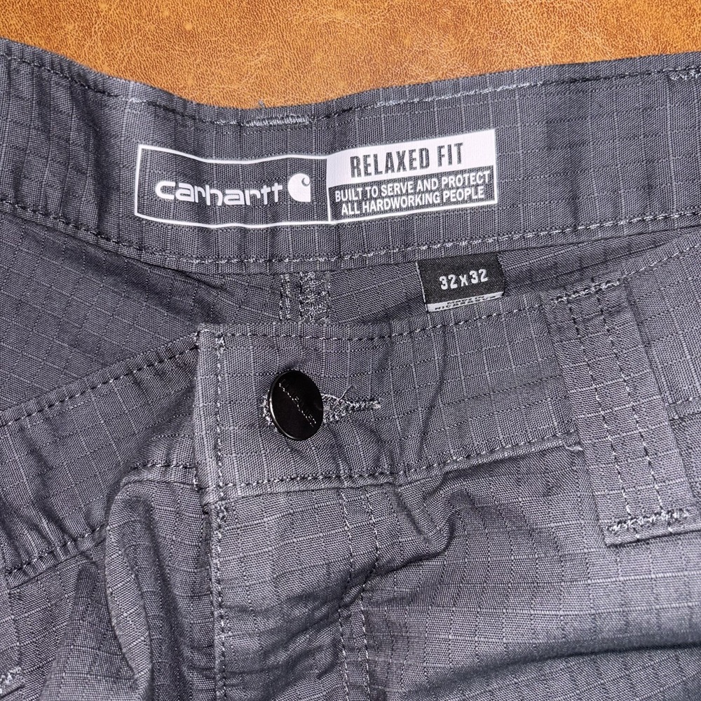 NWT Carhartt Force Relaxed Fit Ripstop Cargo Work Pants #BN4200-M Size: 32x32 - Picture 4 of 6